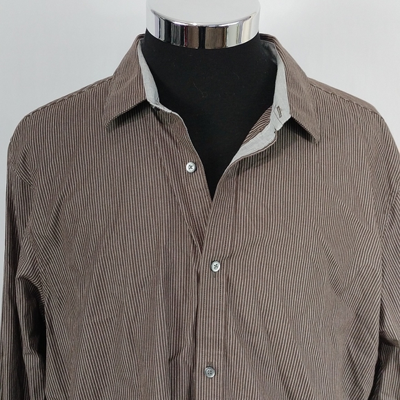 American Eagle Slim Fit Long Sleeve Button Shirt - Picture 4 of 9